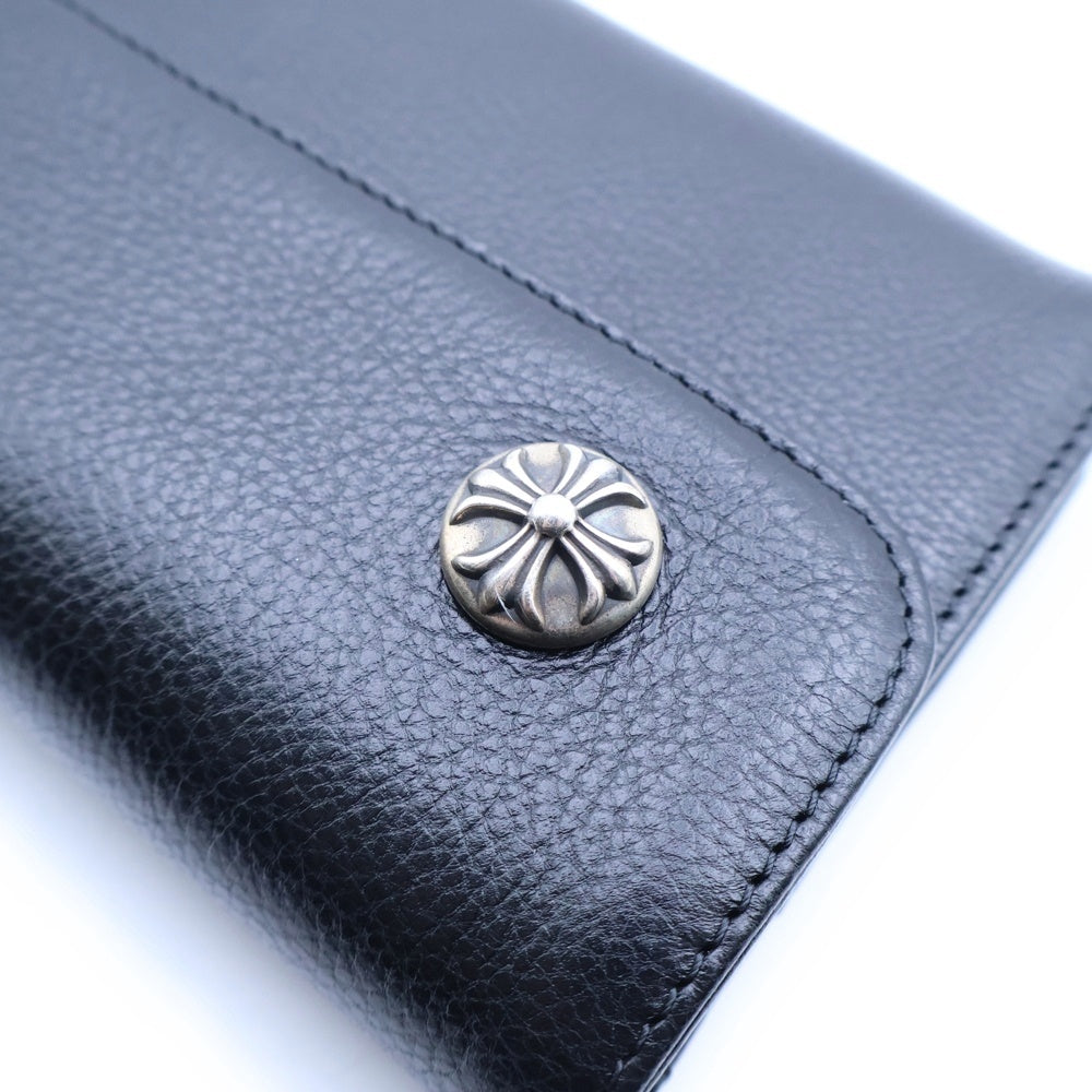 CHROME HEARTS(クロムハーツ) WAVE ウェーブ レザーウォレット 財布 ブラック BCA375