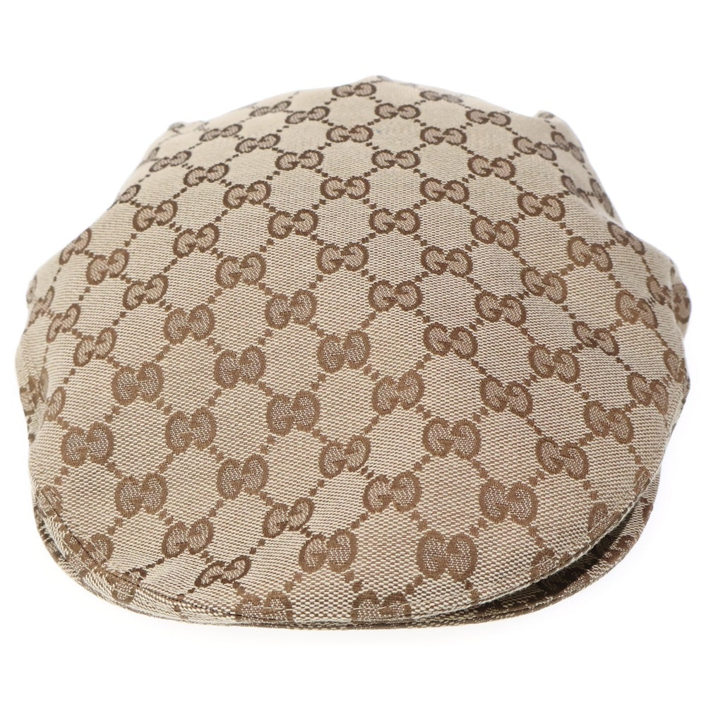 GUCCI(グッチ) GGキャンバス フラットキャップ ベージュ 696856 4HAOB