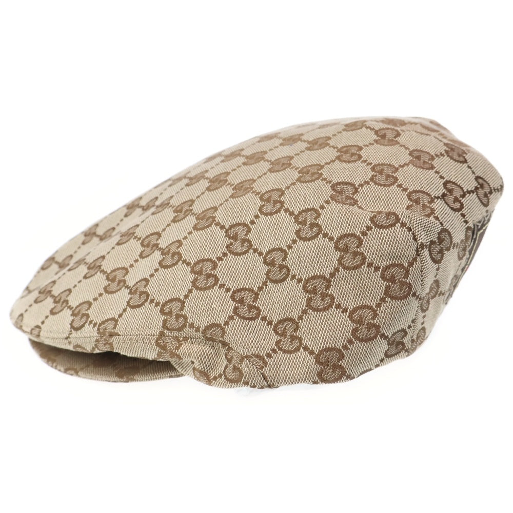 GUCCI(グッチ) GGキャンバス フラットキャップ ベージュ 696856 4HAOB