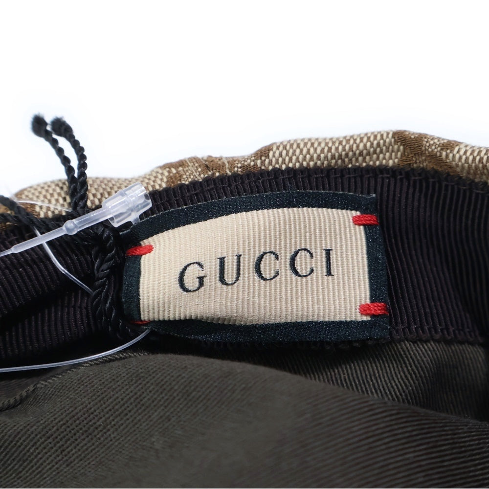 GUCCI(グッチ) GGキャンバス フラットキャップ ベージュ 696856 4HAOB