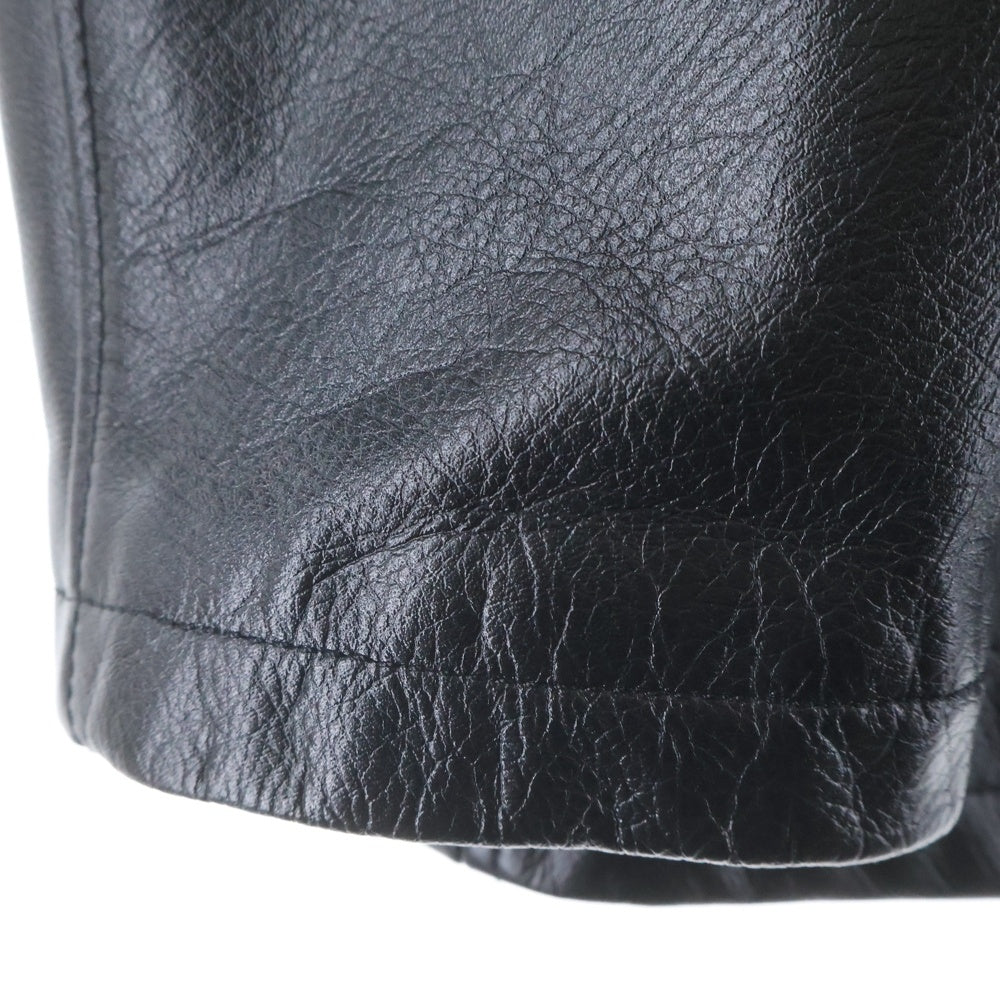 OUR LEGACY(アワーレガシー) Lane Jacket Heavy Grain Black Leather レーンジャケット ブラック グレインヘビーレザー オールレザー ジャケット ブラック M4249LH