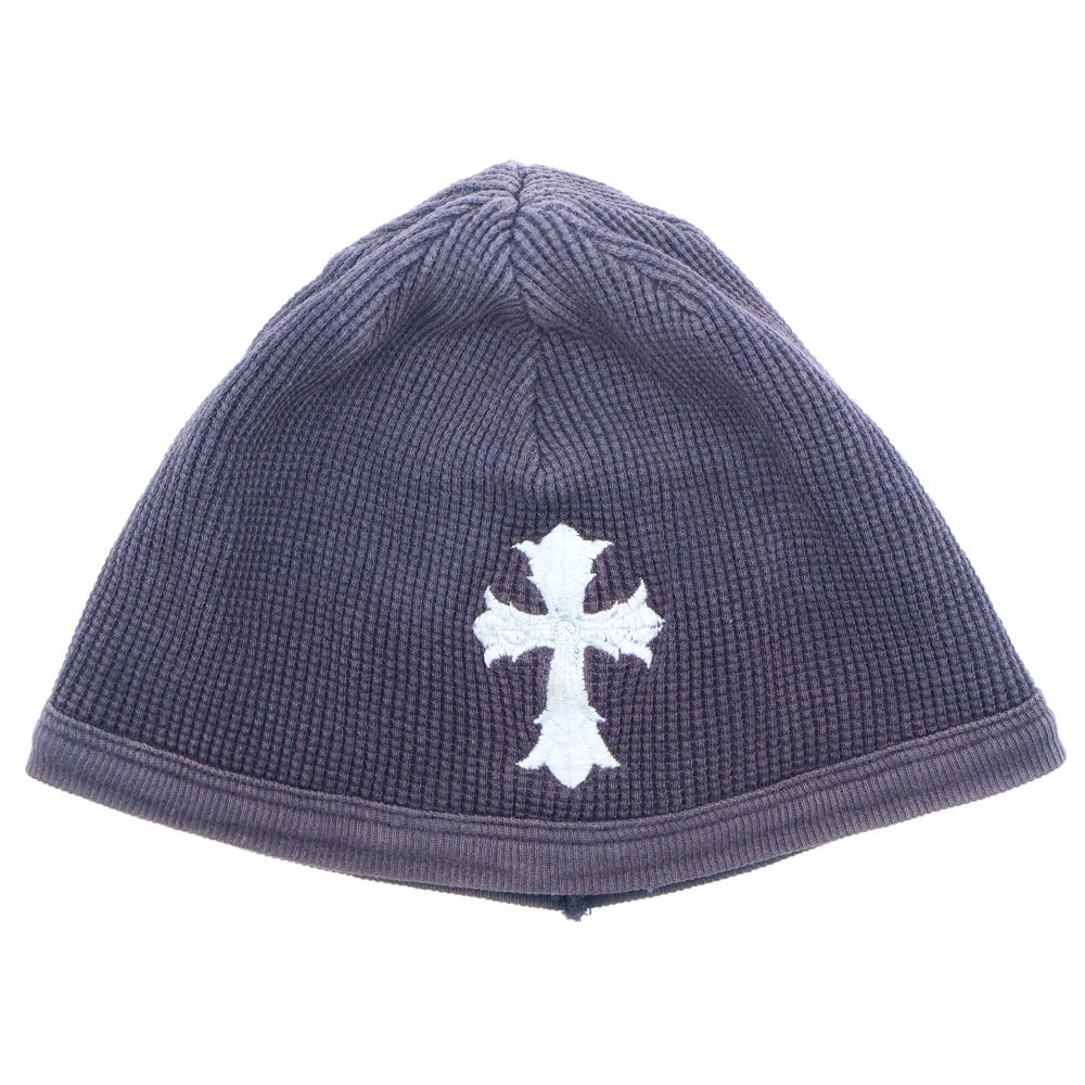 CHROME HEARTS(クロムハーツ) DBL CH CRS ダブルCHクロス刺繍 ビーニー ブラック