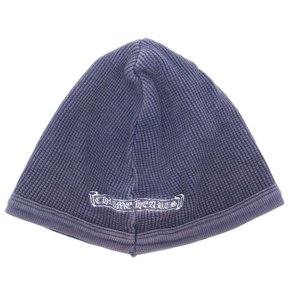 CHROME HEARTS(クロムハーツ) DBL CH CRS ダブルCHクロス刺繍 ビーニー ブラック