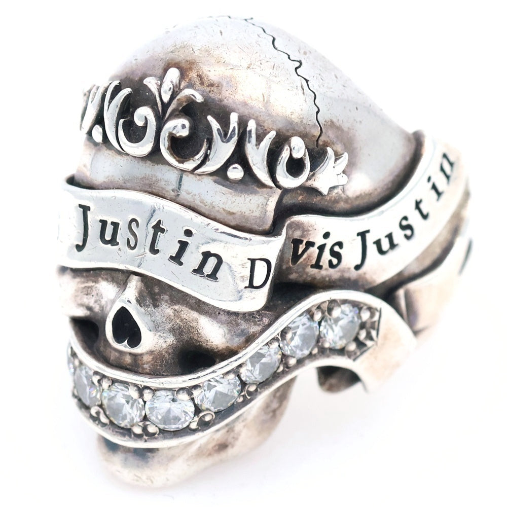 Justin Davis(ジャスティンデイヴィス) BLESSING RING ブレッシングリング スカルモチーフ シルバー SRJ331