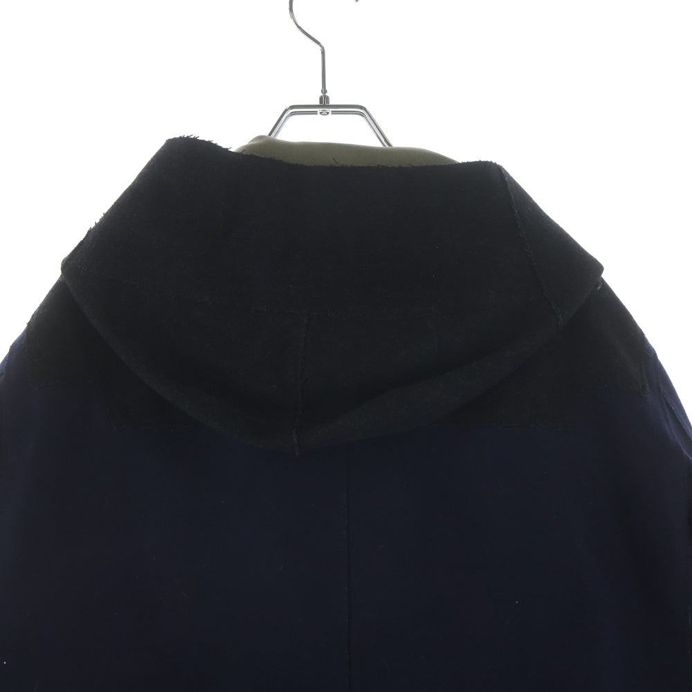 STONE ISLAND(ストーンアイランド) 13AW Shadow Project Technical Wool Jacket 袖ロゴワッペン テクニカル ウール コート ネイビー/ブラック 4006186