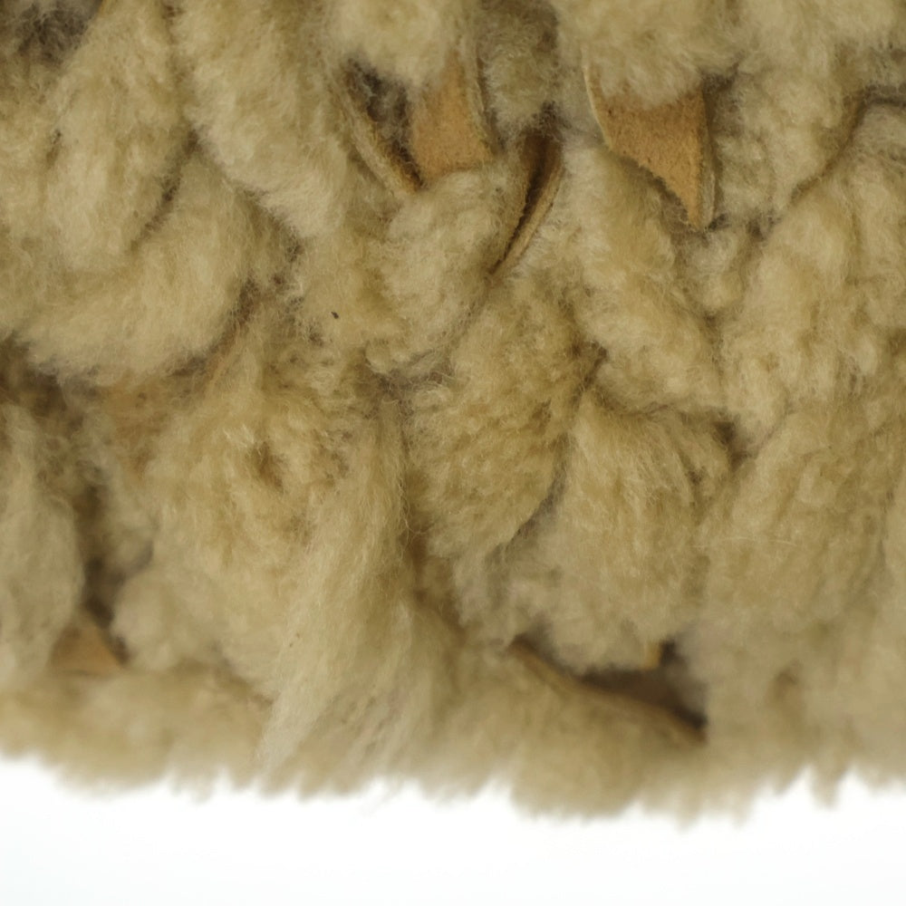 GOOD KARMA DEVELOPMENT(グッドカルマ ディベロップメント) MOUTON CARDIGAN CHARLIE ムートン カーディガン ベージュ