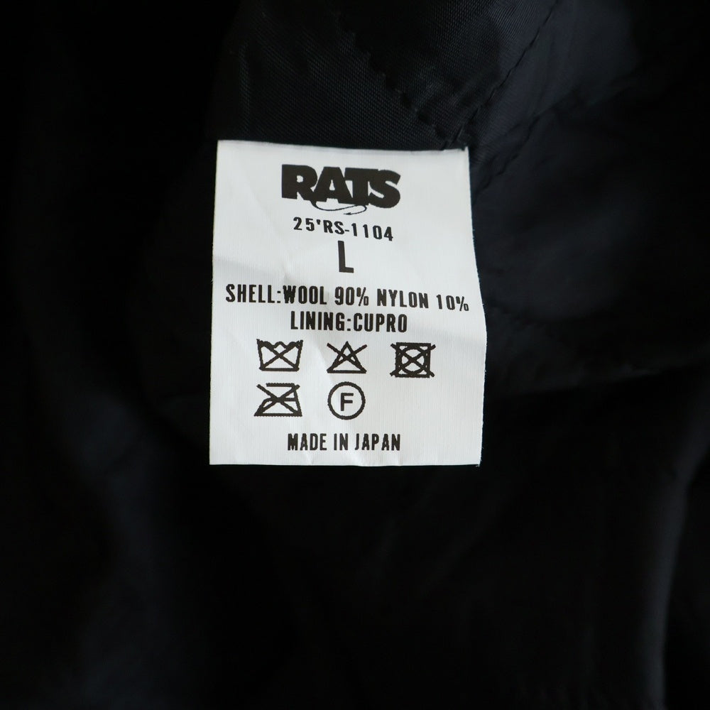 RATS(ラッツ) WOOL CHECK SHIRT JKT チェック ウール シャツジャケット グリーン/ブラック 25'RS-1104