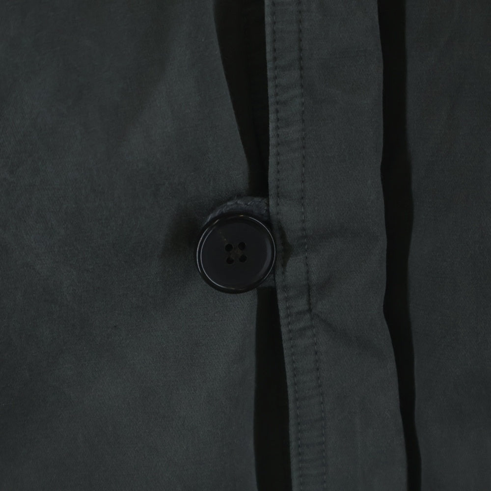A.PRESSE(アプレッセ) Vintage Silk Bomber Jacket ヴィンテージ加工 シルク ボンバージャケット グレー 25AAP-01-27