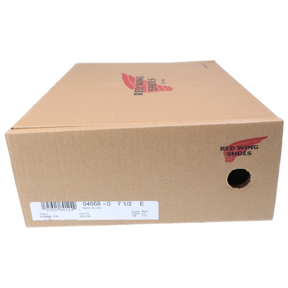 RED WING(レッド ウイング) × HUMAN MADE 9-INCH PECOS HERITAGE STYLE NO.4668 ペコス レザー ブーツ ベージュ