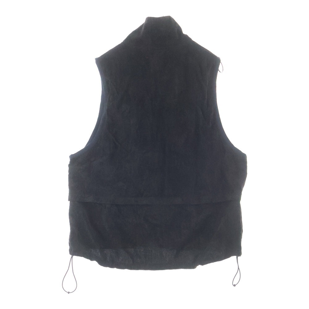 barbell object(バーベル オブジェクト) bo-04j05 vel vest バーベルオブジェクト ジップアップ ベルベスト ブラック