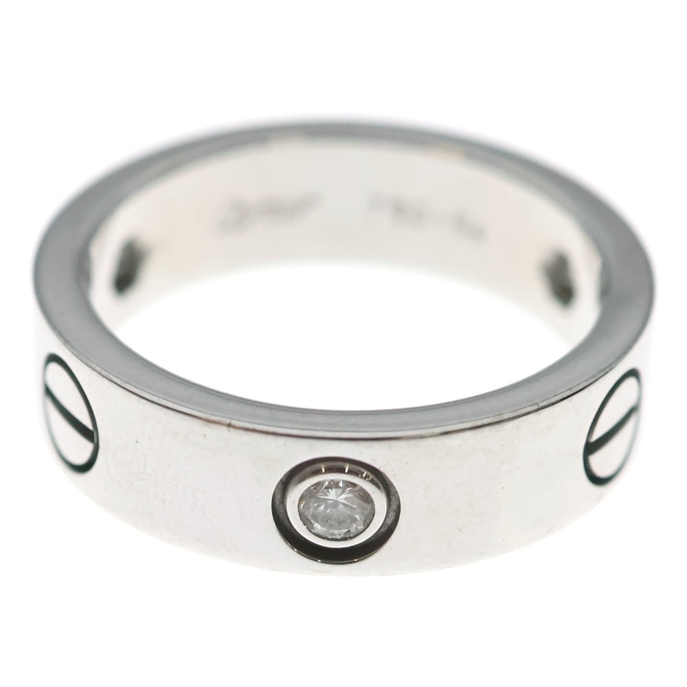 Cartier(カルティエ) ラブリング 3Pダイヤ 750 ホワイトゴールド レディース