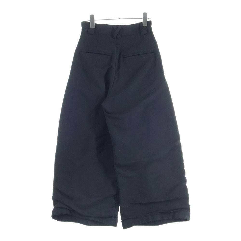 Fax Copy Express(ファックスコピーエクスプレス) 21SS Front Pocket Wide Leg Trouser フロントポケット 1タック ワイドレッグ トラウザー パンツ ブラック 21SS-PT01-BK