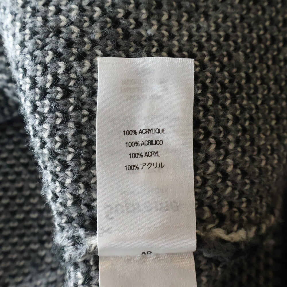 SUPREME(シュプリーム) 22AW Dice Sweater アクリル 長袖 ニット セーター ブラック