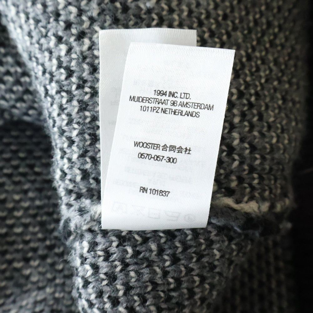 SUPREME(シュプリーム) 22AW Dice Sweater アクリル 長袖 ニット セーター ブラック