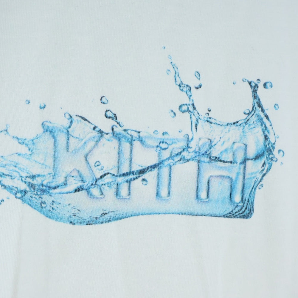 KITH(キス) サマーグラフィック フロントロゴプリント クルーネック 半袖Tシャツ ホワイト