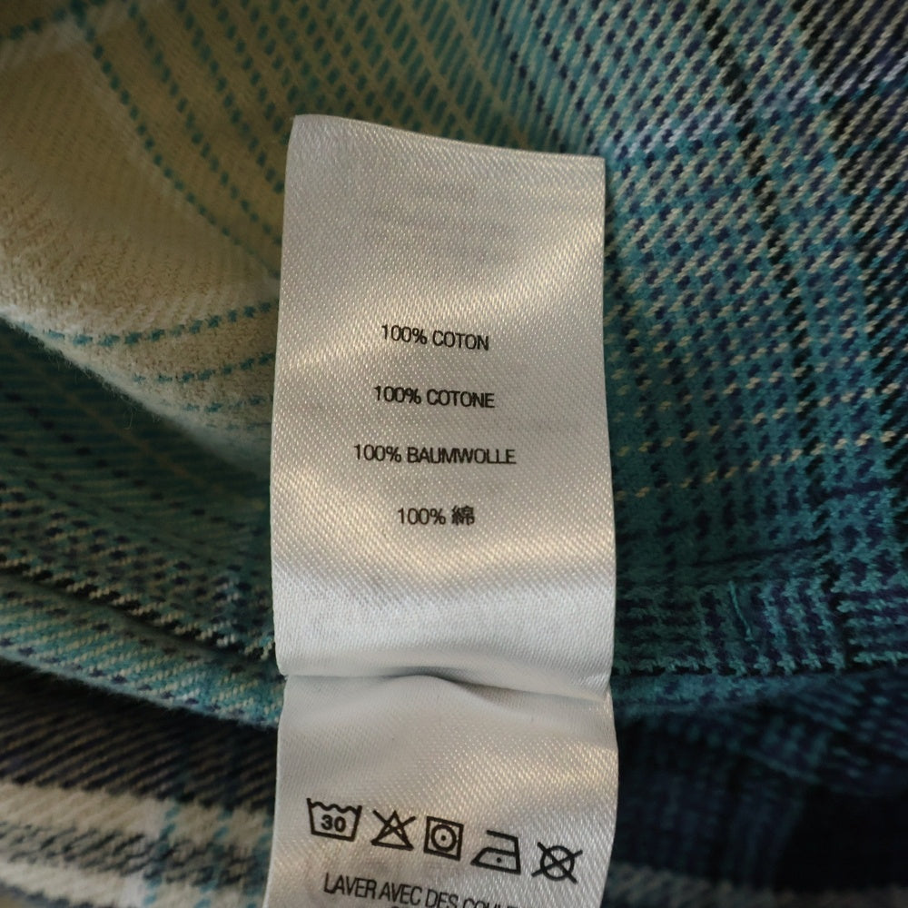 SUPREME(シュプリーム) 23SS Shadow Plaid Flannel Shirt フランネル 長袖シャツ ブルー/ホワイト