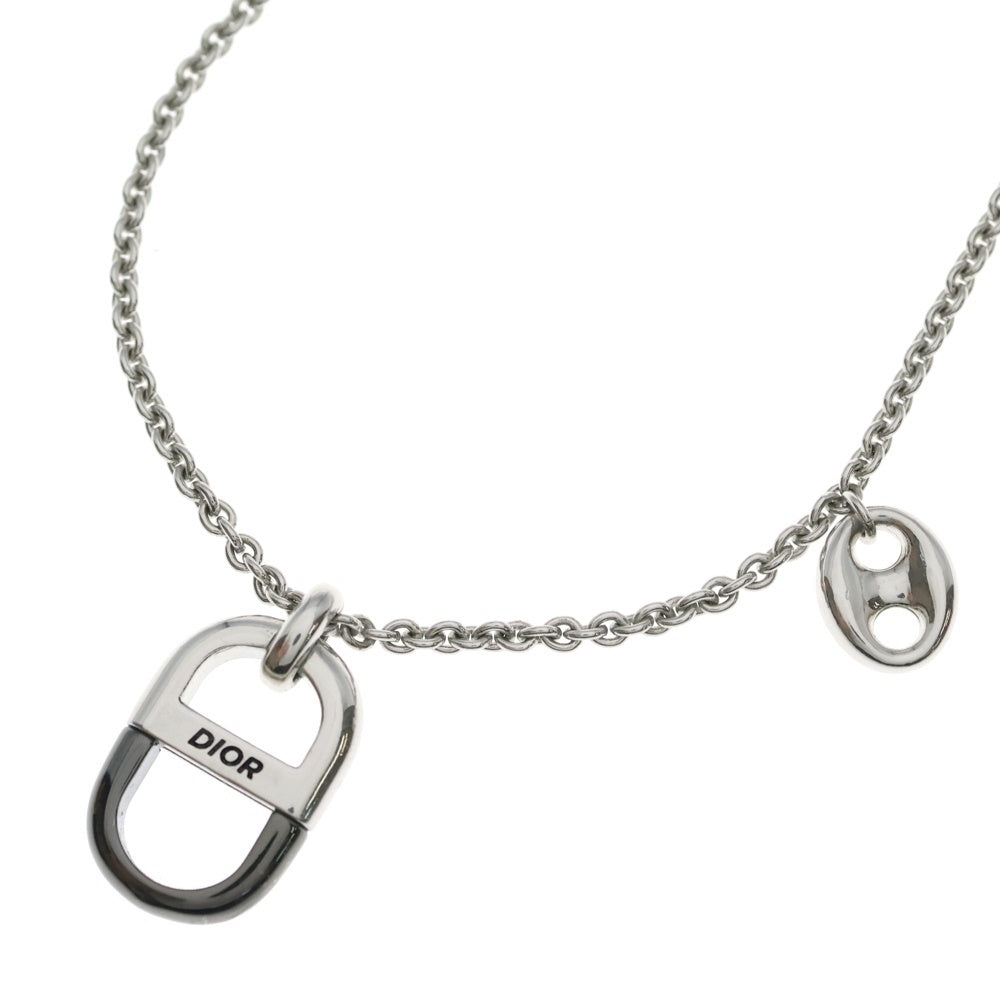 DIOR(ディオール) Dior 8 ペンダント ネックレス 真鍮 N3216HOMMT-D004 シルバー レディース