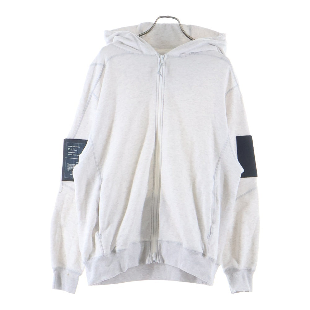 N.HOOLYWOOD(エヌハリウッド) 別注 9256-BL01-901 ZIP HOODIE コットン ジップアップ パーカー グレー