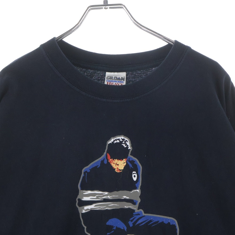 VINTAGE(ヴィンテージ) 90s RESERVOIR DOGS CAN YOU HEAR THAT? GILDANタグ レザボアドッグス 両面プリント クルーネック 半袖Tシャツ ブラック