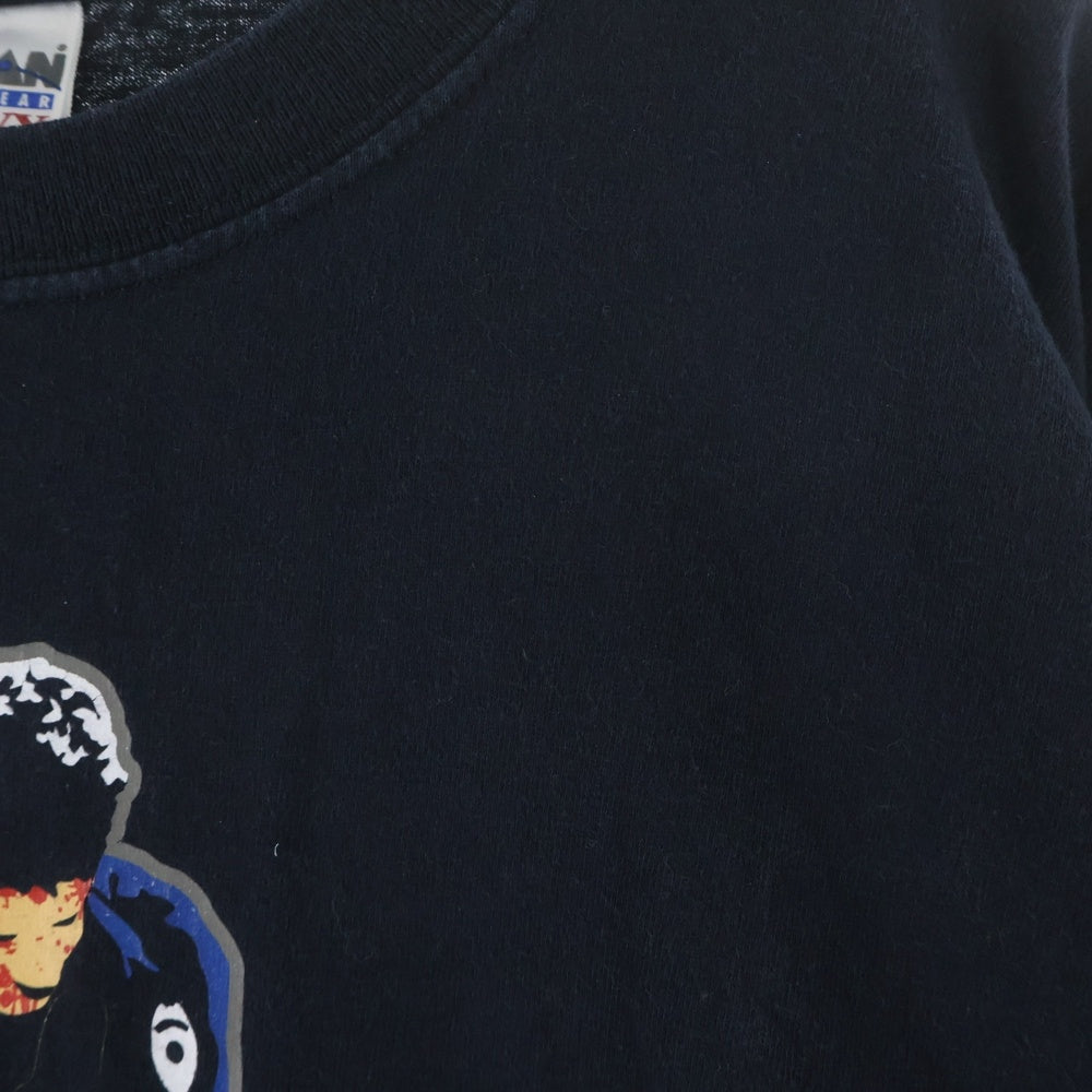 VINTAGE(ヴィンテージ) 90s RESERVOIR DOGS CAN YOU HEAR THAT? GILDANタグ レザボアドッグス 両面プリント クルーネック 半袖Tシャツ ブラック