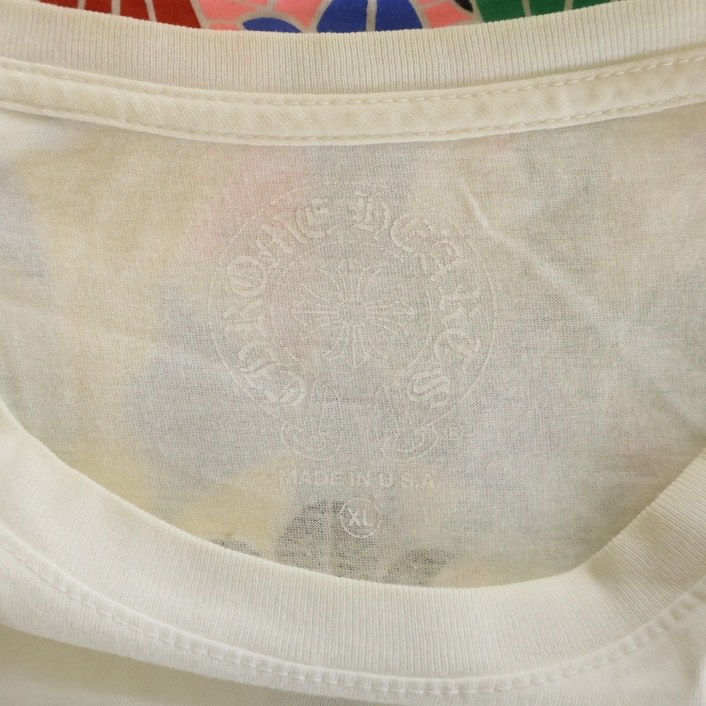 CHROME HEARTS(クロムハーツ) MLTCOL CEM CRS T-SHRT マルチセメタリークロスプリント半袖Tシャツ ホワイト