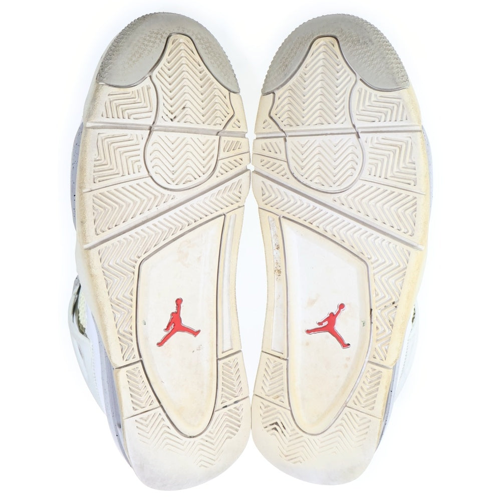 NIKE(ナイキ) AIR JORDAN 4 RETRO TECH WHITE エアジョーダン4 テックホワイト ローカットスニーカー ホワイト CT8527-100 US10/28.0cm