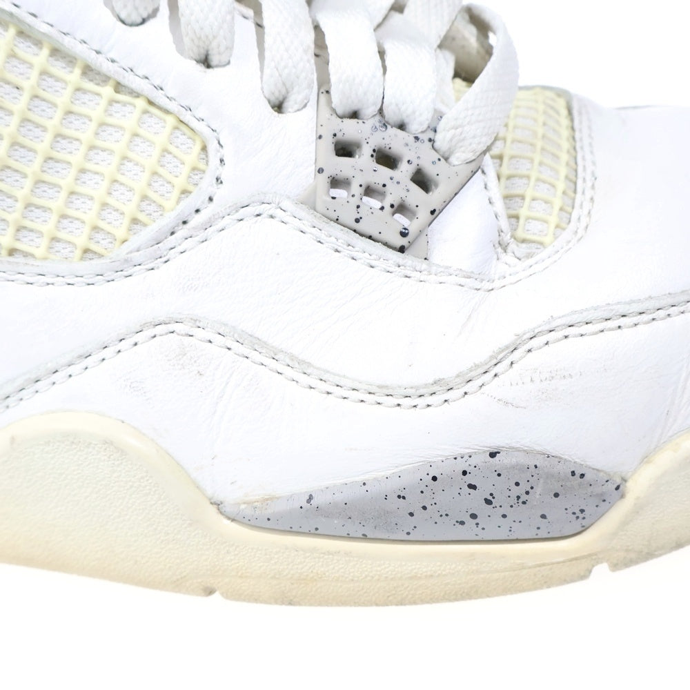 NIKE(ナイキ) AIR JORDAN 4 RETRO TECH WHITE エアジョーダン4 テックホワイト ローカットスニーカー ホワイト CT8527-100 US10/28.0cm