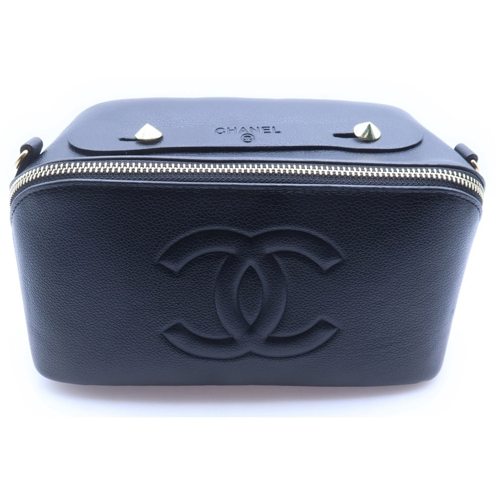 CHANEL(シャネル) ノベルティ コスメポーチ ハンドバッグ ブラック レディース
