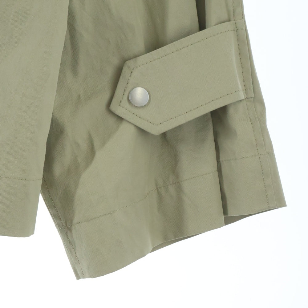 BURBERRY(バーバリー) 襟チェック コットン オーバー ジャケット ベージュ ITZAMSPA16NOV
