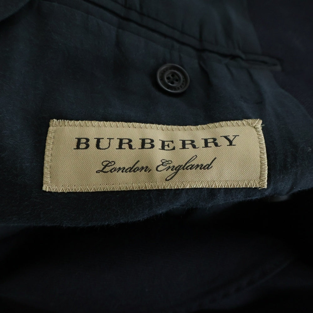 BURBERRY(バーバリー) 袖裏ストライプ ウール テーラードジャケット ネイビー 4062181/68B