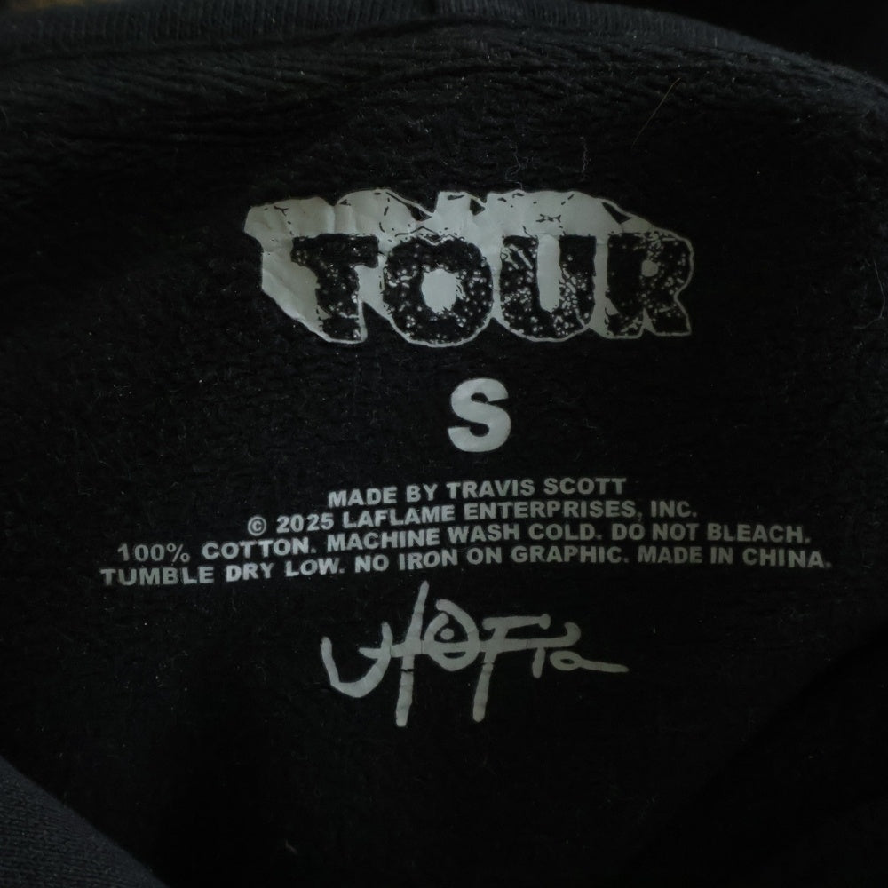 Cactus Jack(カクタスジャック) 25AW CIRIUS MAXIMUS TOUR HOODIE トラヴィススコット ツアー プルオーバー パーカー ブラック