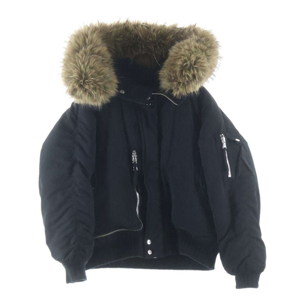 MLVINCE(メルヴィンス) N-2B JACKET フライトジャケット 中綿ジャケット ファー フード付 ブラック