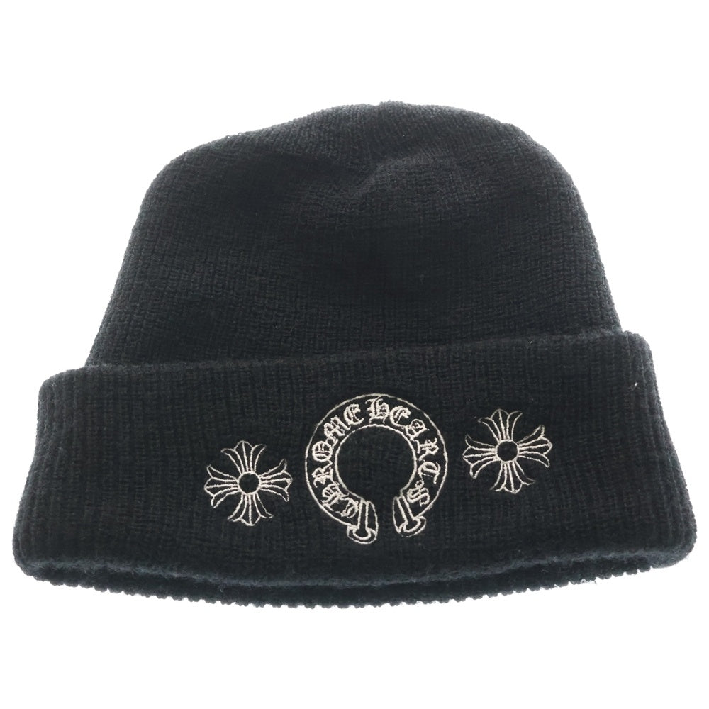 CHROME HEARTS(クロムハーツ) WOOL WATCH CAP CHプラスホースシューニットキャップ ビーニー帽子