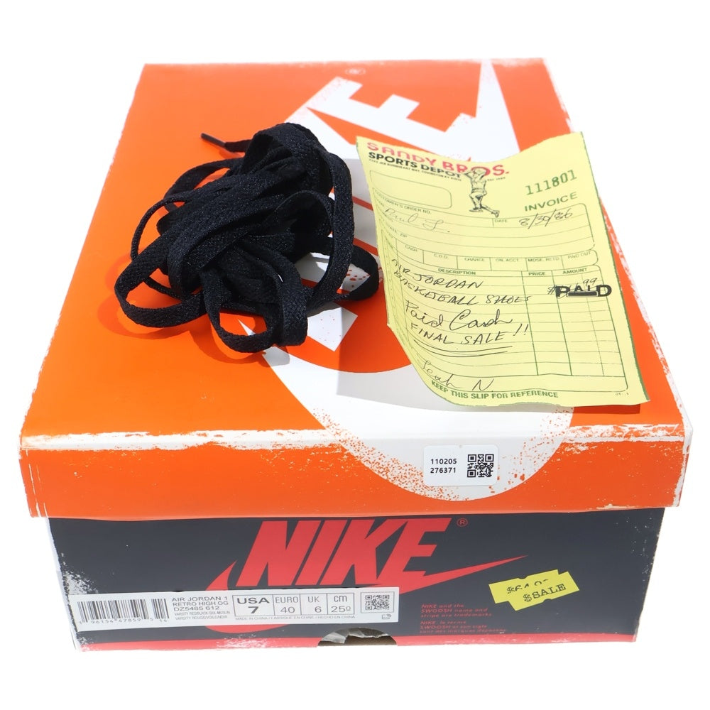 NIKE(ナイキ) AIR JORDAN 1 HIGH OG CHICAGO LOST & FOUND DZ5485-612 エアジョーダン1 ハイカットスニーカー レッド US7/25cm