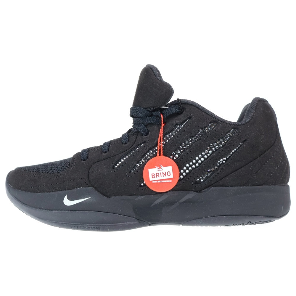 NIKE(ナイキ) JA 2 EP SCRATCH SWAROVSKI IB3860-001 ジャ 2 スワロフスキー ローカットスニーカー ブラック US7/25cm レディース