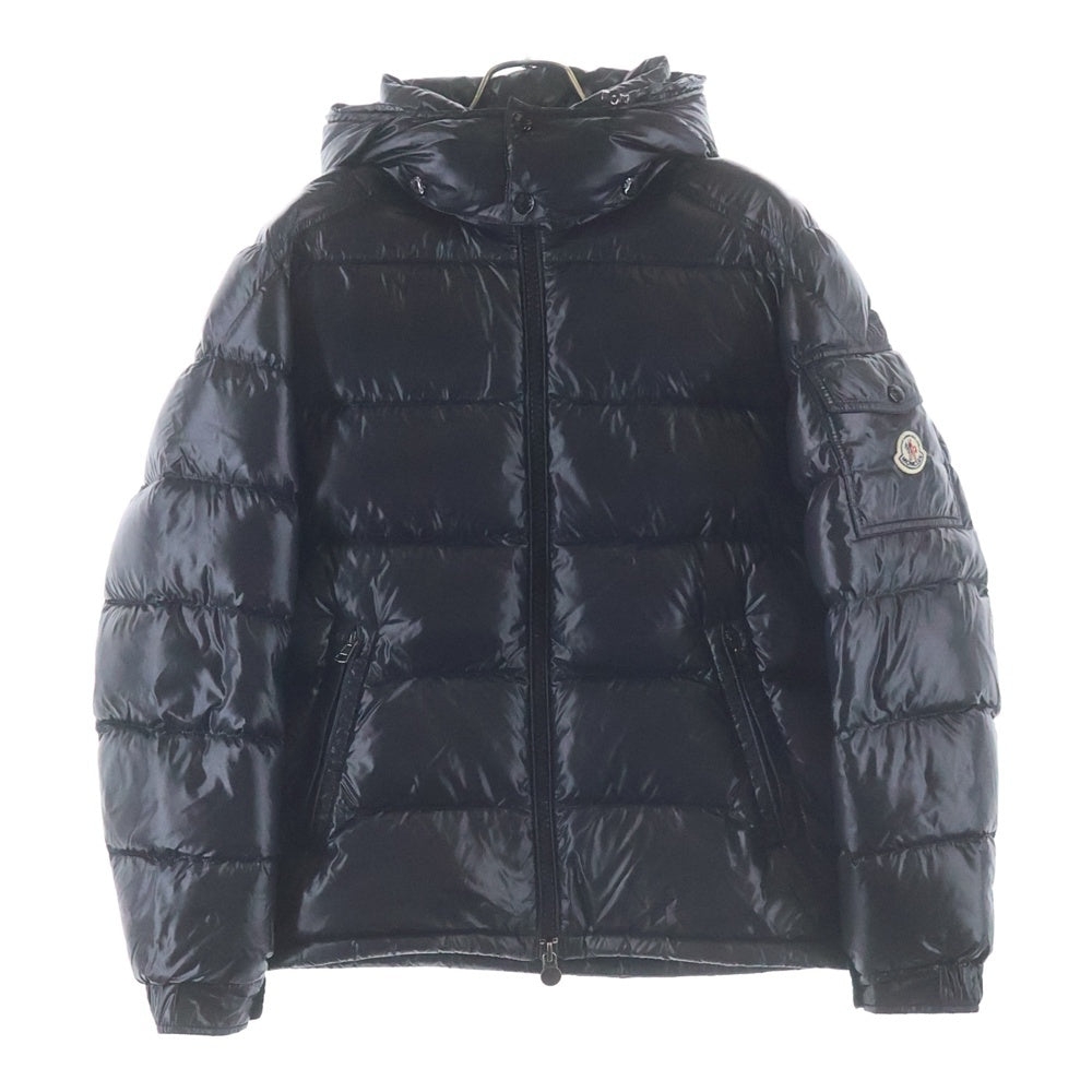 MONCLER(モンクレール) 24AW MAYA GIUBBOTTO マヤ ロゴワッペン ダウンジャケット ブラック J20911A53600 68950