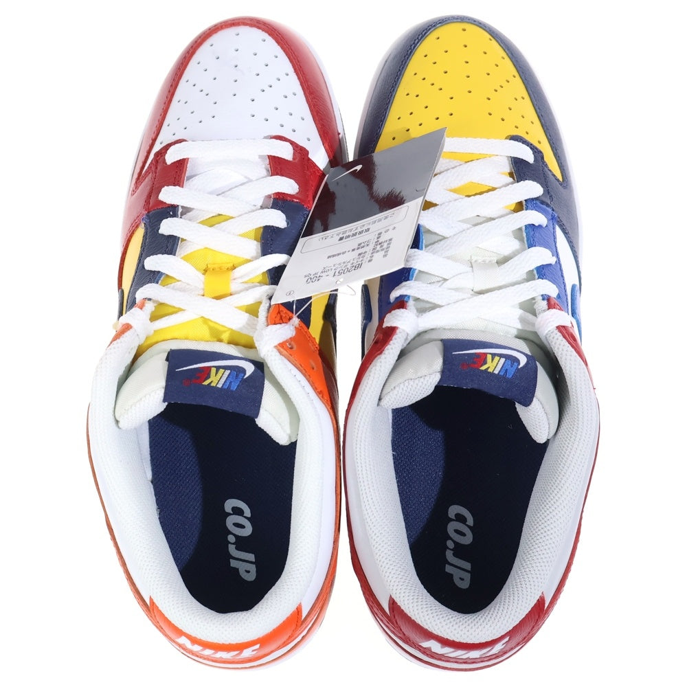NIKE(ナイキ) ダンク ローカットスニーカー CO.JP ワット ザ/ミッドナイトネイビー アンド バーシティレッド マルチカラー IB2051-400 US9/27cm