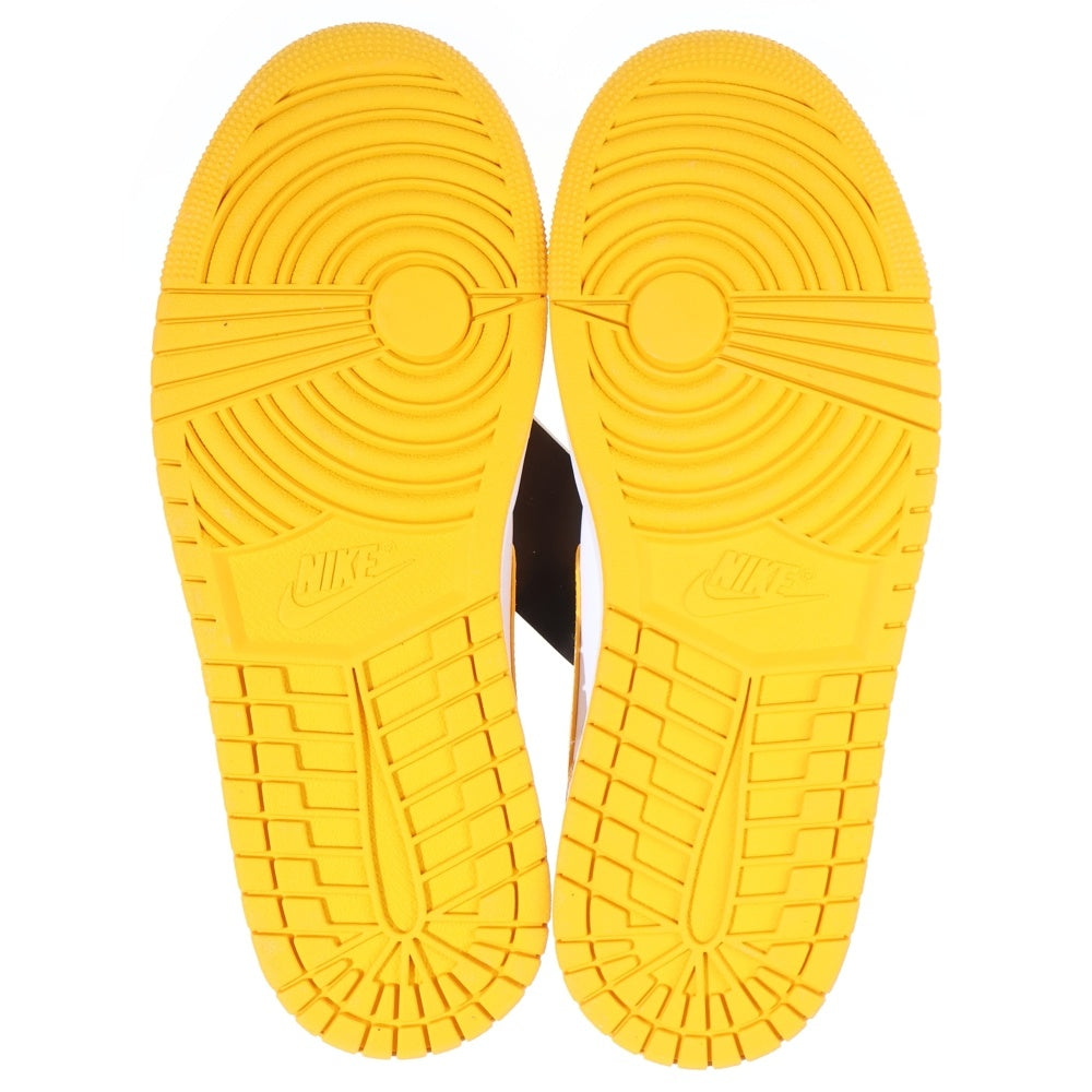 NIKE(ナイキ) ウィメンズ エアジョーダン1 ミッドカットスニーカー レモン イエロー BQ6472-117 US11/28cm