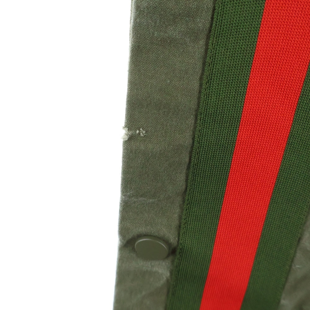 READY MADE(レディメイド) Side Snap Track Pants サイドスナップ トラックパンツ カーキ