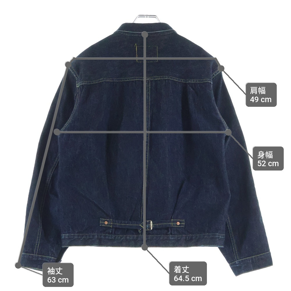 TCB JEANS(ティーシービー ジーンズ) Gジャン デニムジャケット 1st 大戦モデル Tバック インディゴ