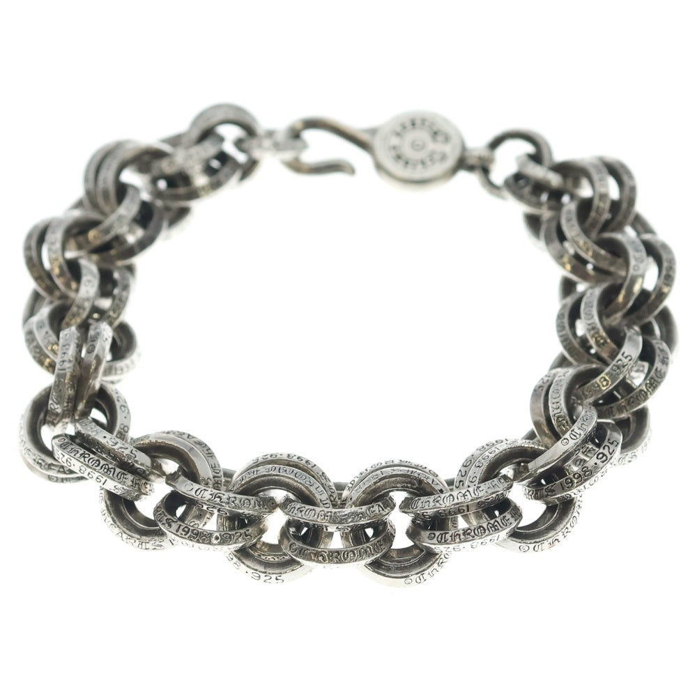 CHROME HEARTS(クロムハーツ) 2 DOUBLE B RING ダブルBリング ブレスレット シルバー BCA121