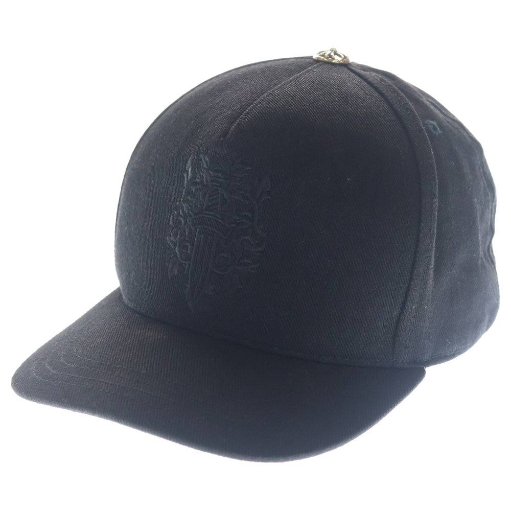 CHROME HEARTS(クロムハーツ) TRUCKER CAP ヴァインダガー刺繍クロスボール付 キャップ ブラック