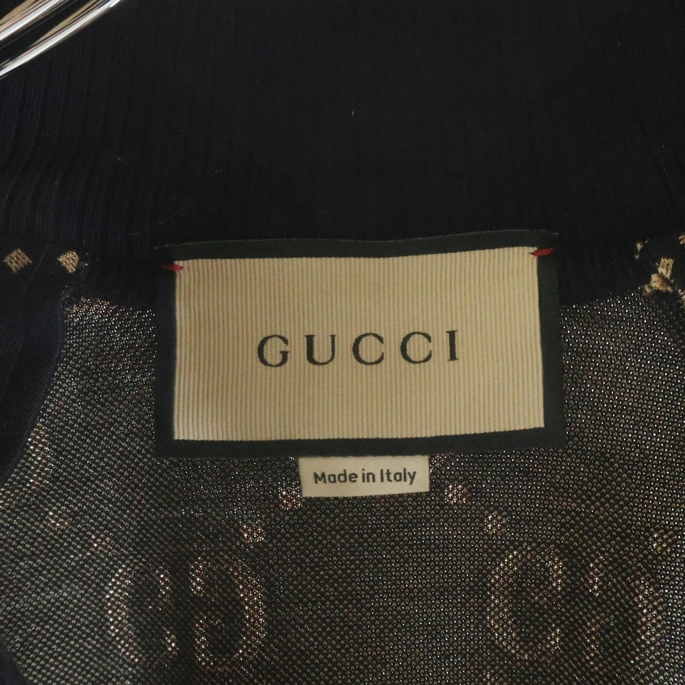 GUCCI(グッチ) GG コットンジャージー ジップアップ ジャケット ブラック 695955 XJEEI