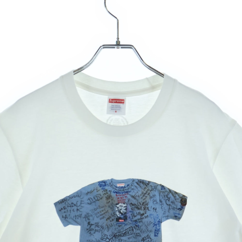 SUPREME(シュプリーム) 24SS 30 Anniversary First S/S Tee 30周年記念 ファースト フロントプリント クルーネック 半袖Tシャツ ホワイト