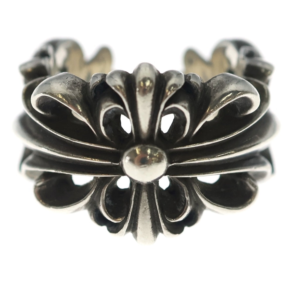 CHROME HEARTS(クロムハーツ) DBL FLRL CRS ダブルフローラルクロス リング シルバー BCA390