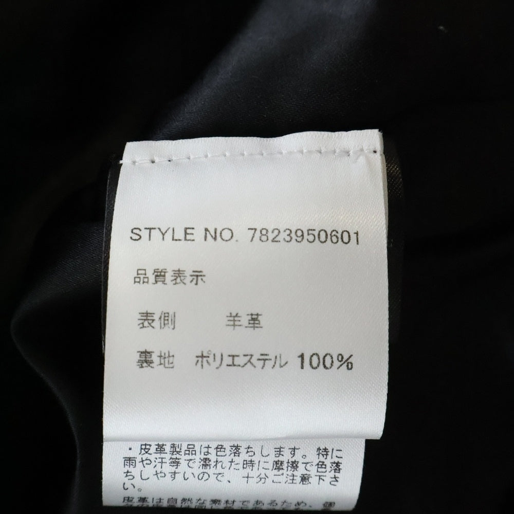 SCHOTT(ショット) ワンスター ライダースジャケット ダブル レザー ラムスキン レディース ブラック 218W 7823950601