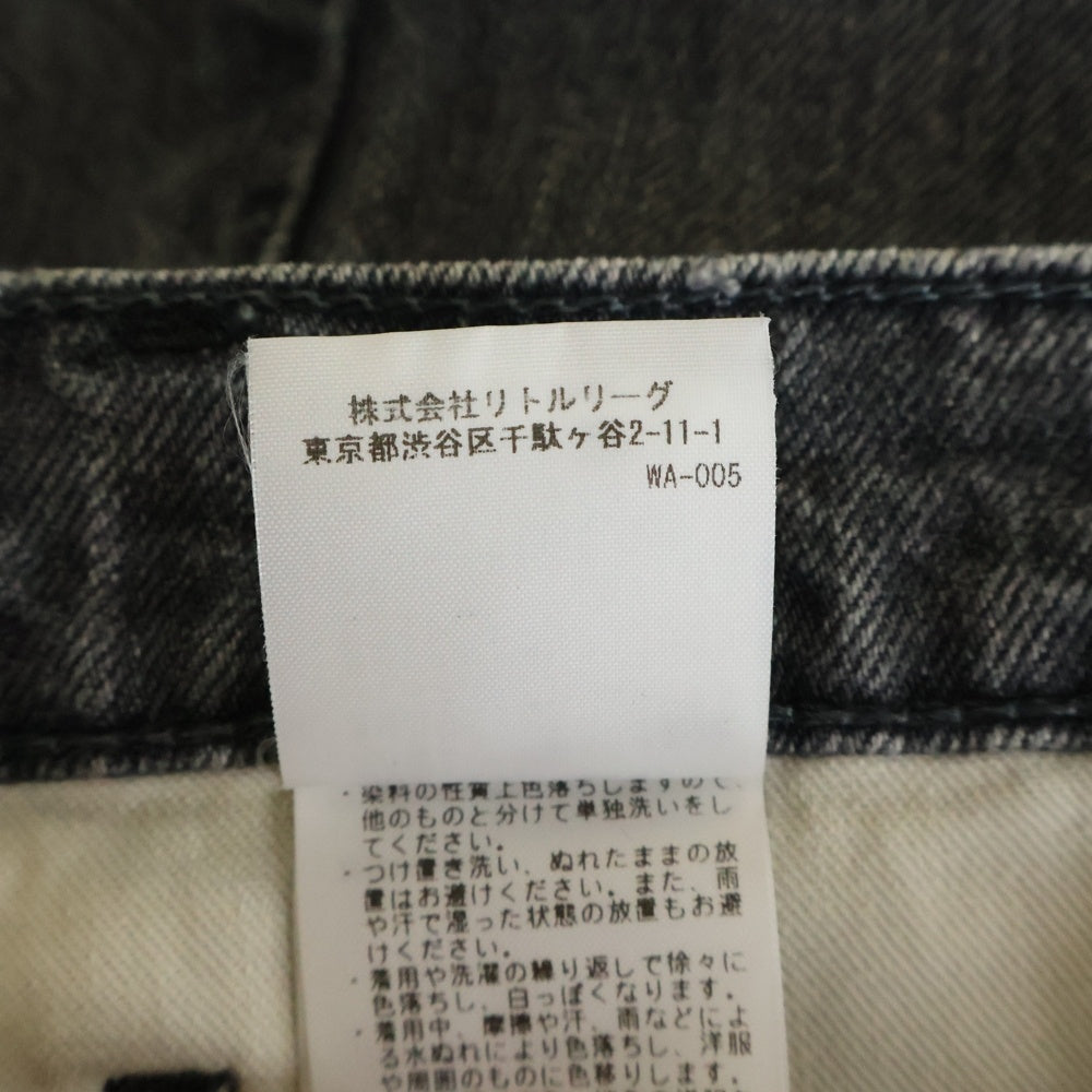 RHC Ron Herman(アールエイチシー ロンハーマン) Robert Wide Fit Black Denim Pants ロバート ワイドフィットデニムパンツ ジーンズ ブラック 4020600077
