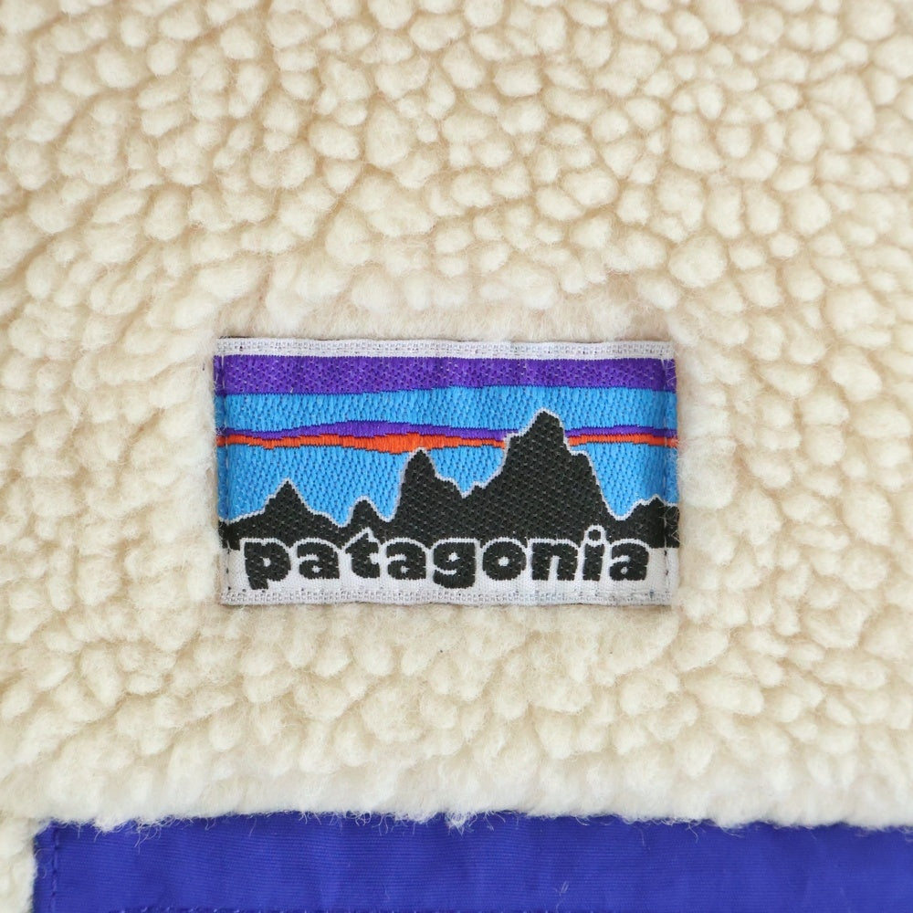 PATAGONIA(パタゴニア) 25AW Classic Retro-X Jacket クラシックレトロXジャケット ボア フリースジャケット アイボリー/ブルー 23057FA25