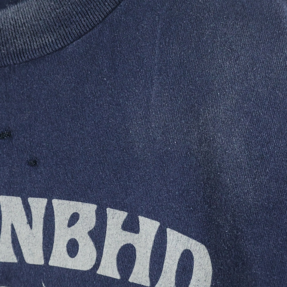 SAINT MICHAEL(セントマイケル) 25SS ×NEIGHBORHOOD STHD. SS TEE SAINT NBHD ネイバーフッド ダメージ加工 フロントプリント クルーネック半袖Tシャツ ショートスリーブ SM-HR8-0000-C71