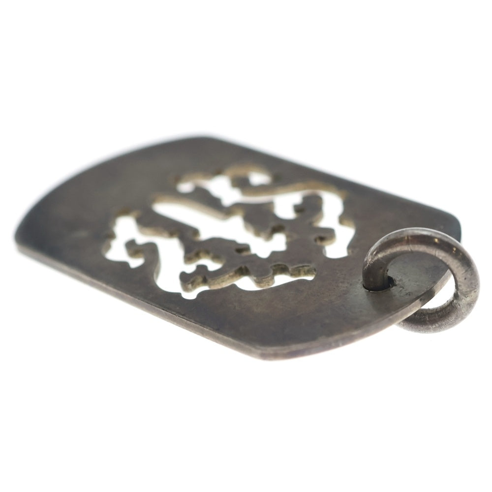 CHROME HEARTS(クロムハーツ) D TAG LRG DAGGER ヴァインダガーカットアウトドッグタグ ラージ ペンダントトップ シルバー BCA240